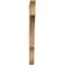 Ekena Millwork Balboa Traditional Smooth Bracket, Western Red Cedar, 3 1/2"W x 34"D x 46"H BKT04X34X46BOA01SWR - alternate 3